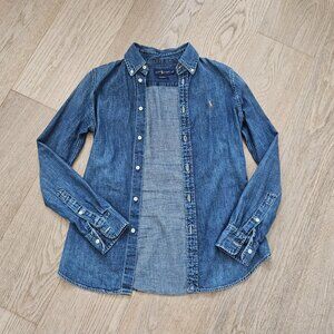 Ralph Lauren Women’s Custom Fit Denim Shirt – Size S